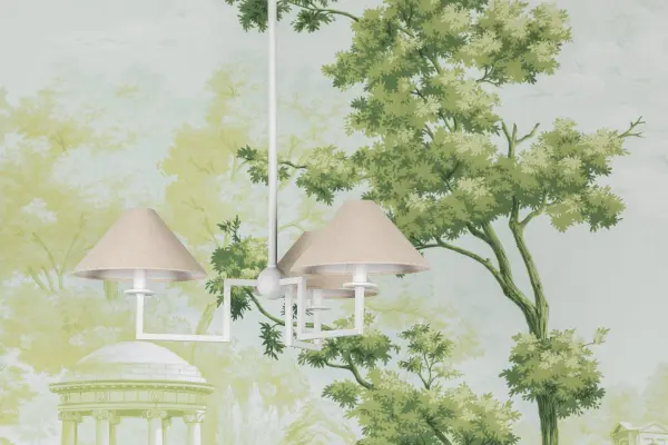 Sophisticated Modern Chandelier with Soft Textural Appeal - Image 6