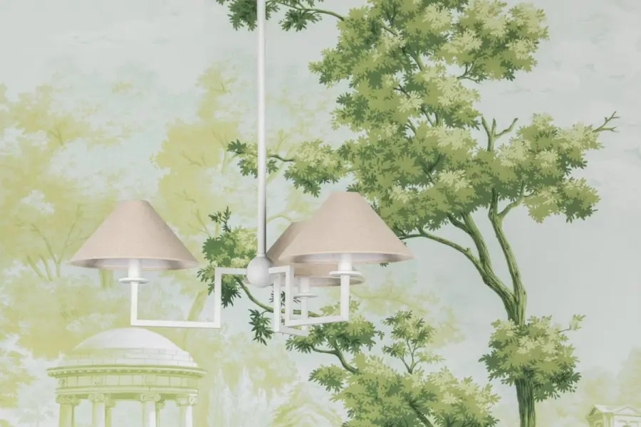 Sophisticated Modern Chandelier with Soft Textural Appeal - Image 6