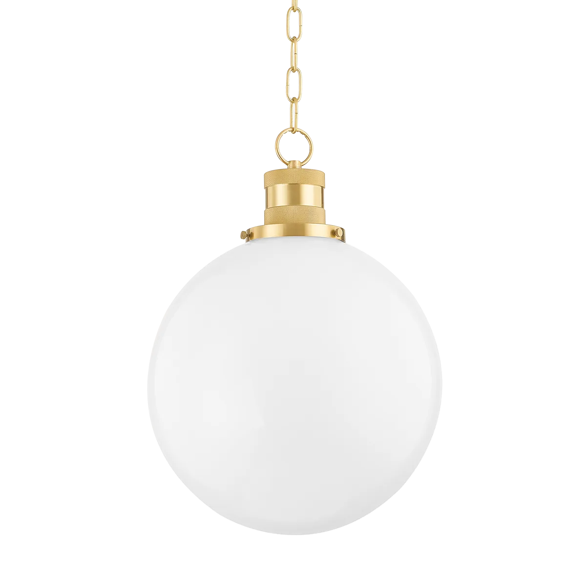 Beverly Pendant in Aged Brass