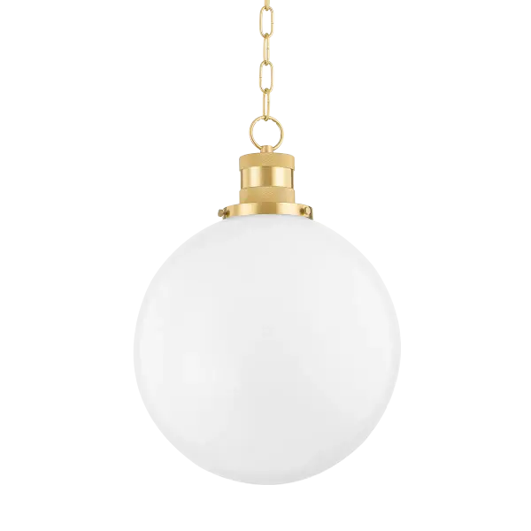 The Beverly Pendant blends turn-of-the-century American design with modern versatility. Its classic silhouette works beautifully in both Victorian revivals and contemporary lofts, making it ideal for repetitive installations.