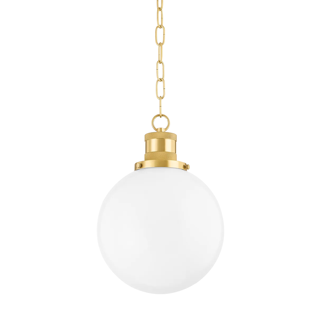 Beverly Pendant in Aged Brass