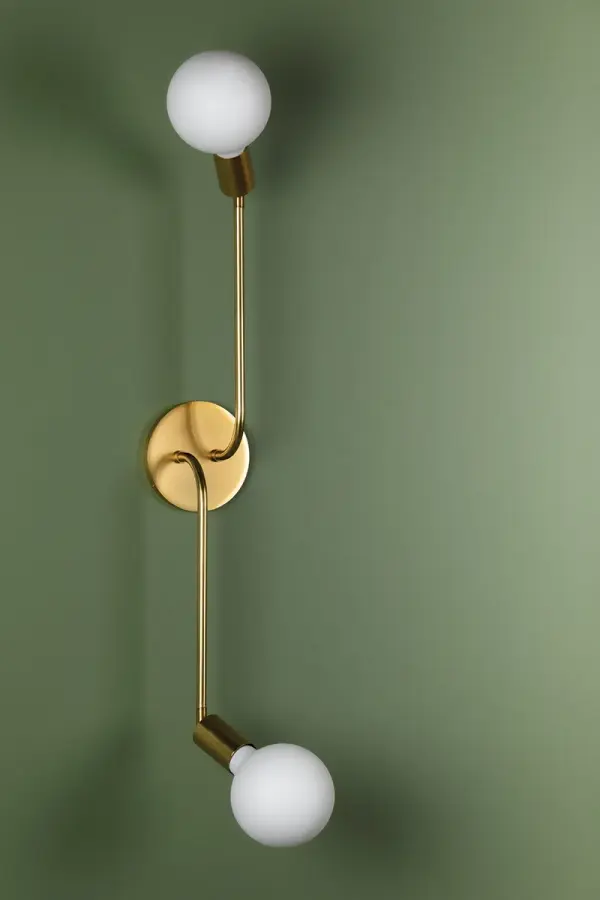 Blakely 2-Light Wall Sconce in Aged Brass - Image 2