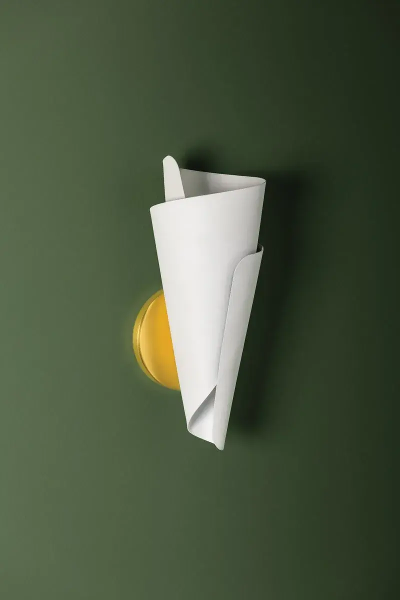 Davina Textured White Wall Sconce - Image 3