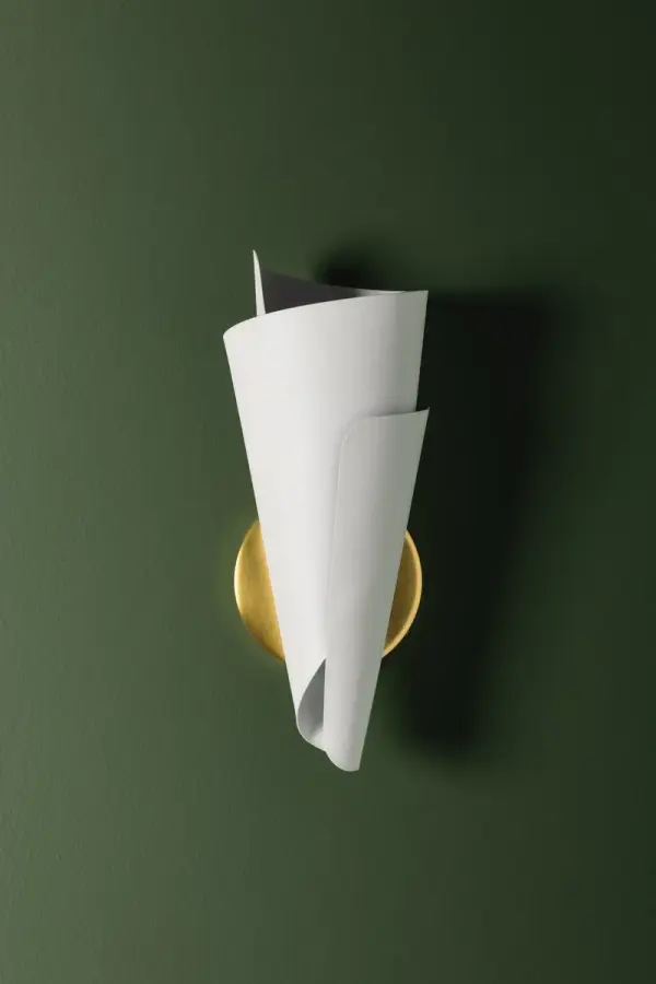 Davina Textured White Wall Sconce - Image 4