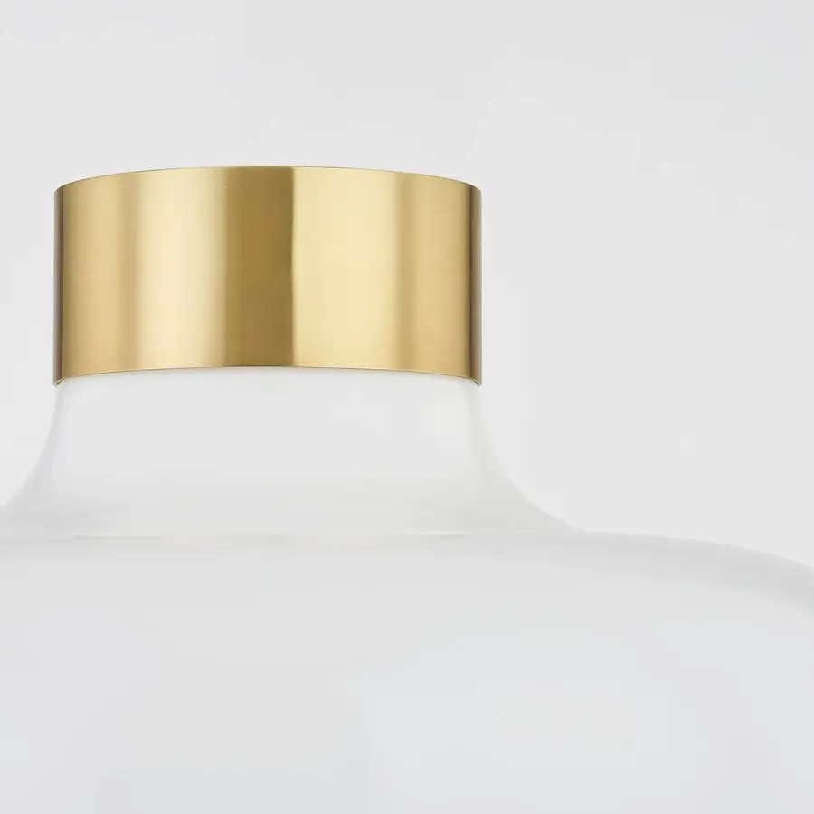 Eliana Flush Mount in Aged Brass - Image 2