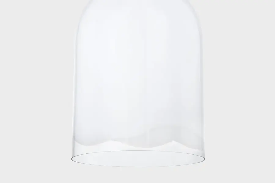 Elegant Artisan Glass Pendant with Sophisticated Sfumato Technique - Image 3