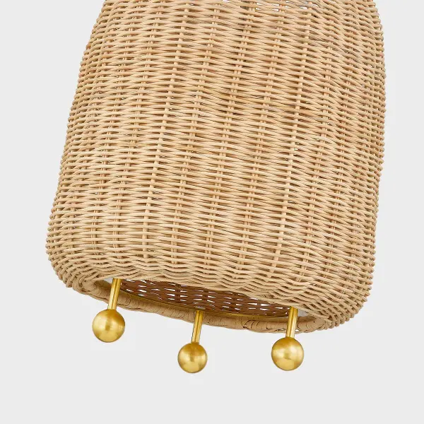 Warm, Natural Wicker Pendant Brings Organic Texture to Any Space - Image 3