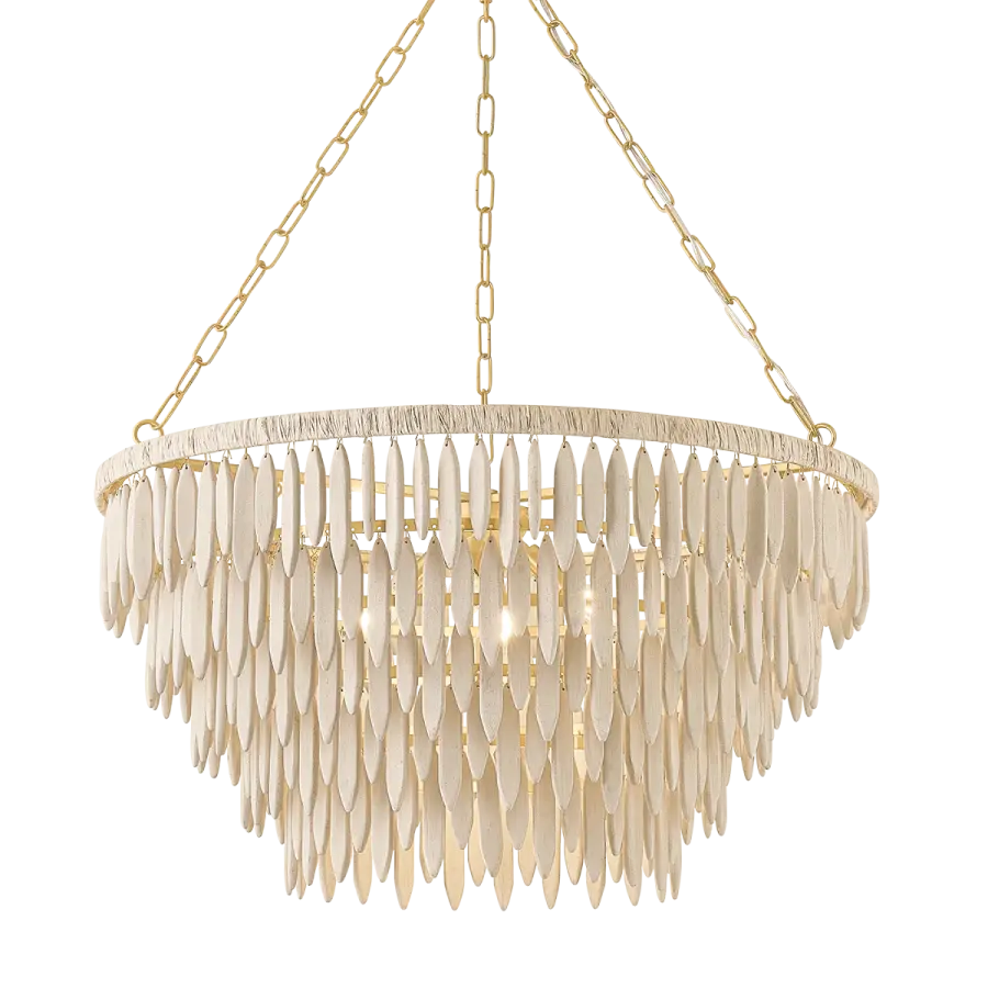 Coastal Elegance Meets Organic Texture in Stunning Beaded Design