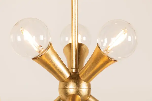 Kendall Lantern in Vintage Gold Leaf - Image 4