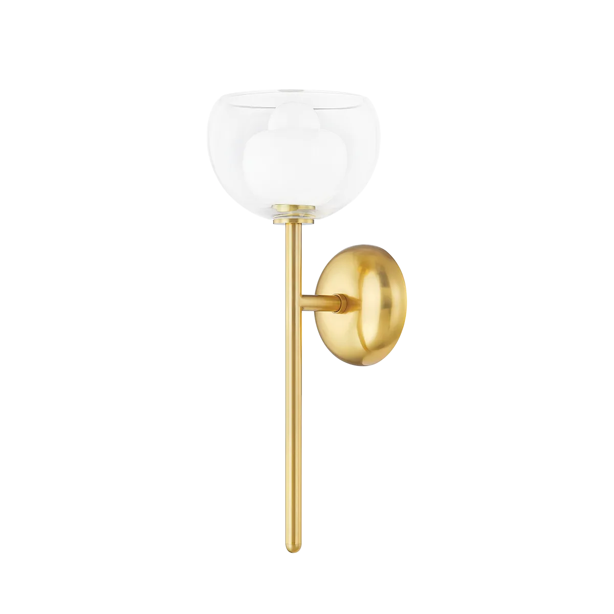 Cortney Wall Sconce in Aged Brass