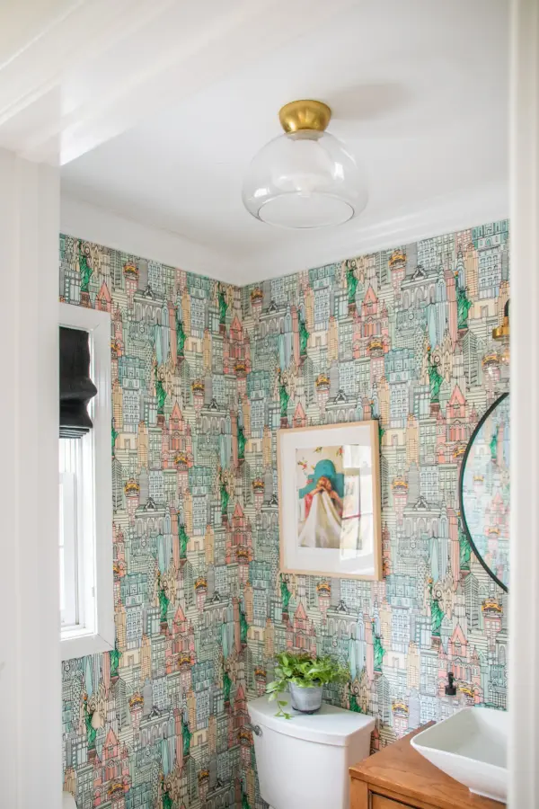 Cortney Semi Flush Mount in Aged Brass - Image 6