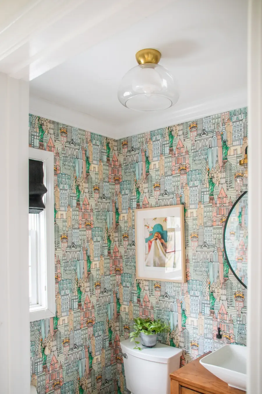 Cortney Semi Flush Mount in Aged Brass - Image 6