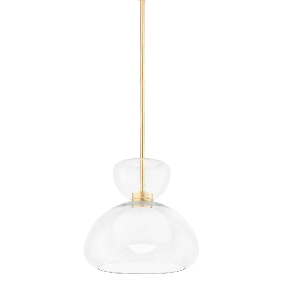 Cortney Pendant in Aged Brass - Image 1