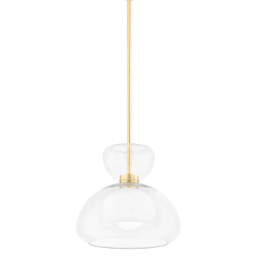 Cortney Pendant in Aged Brass - Image 1