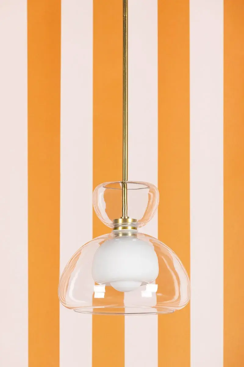 Cortney Pendant in Aged Brass - Image 3