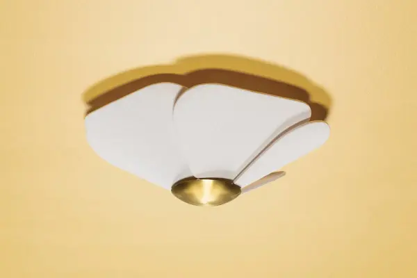 Madeline Flush Mount in Aged Brass - Image 3