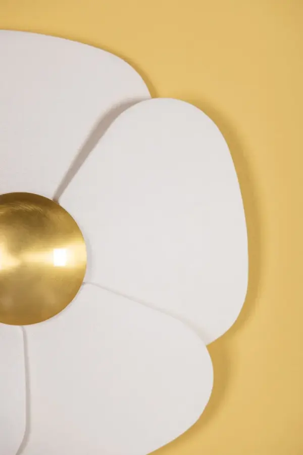 Madeline Flush Mount in Aged Brass - Image 5