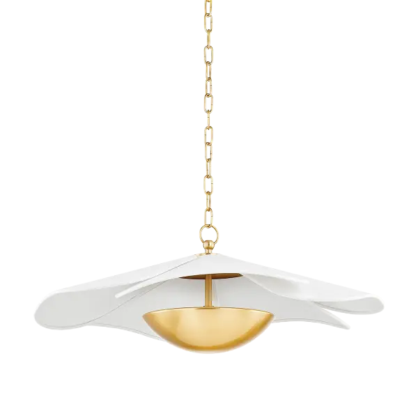 Madeline Pendant in Aged Brass - Image 1