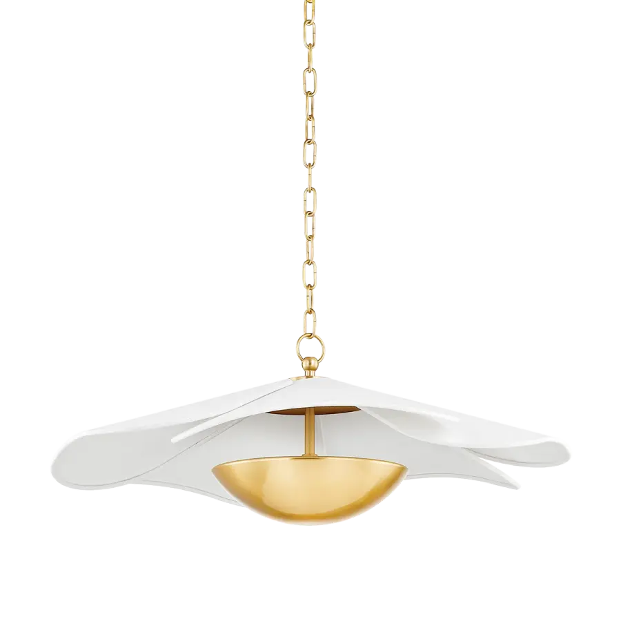 Madeline Pendant in Aged Brass - Image 1