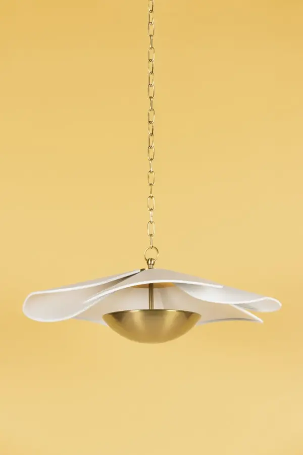 Madeline Pendant in Aged Brass - Image 6