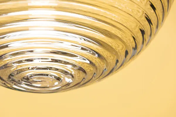 Sara Flush Mount in Aged Brass - Image 3