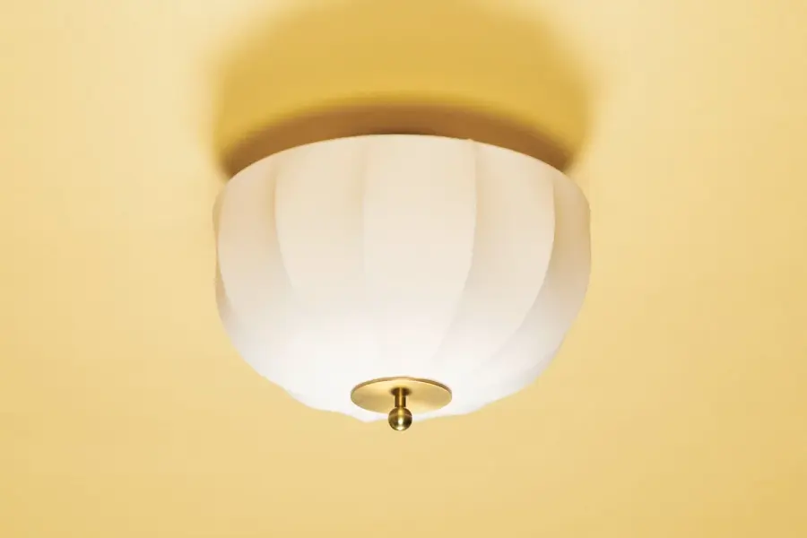 Meshelle Flush Mount in Aged Brass - Image 3