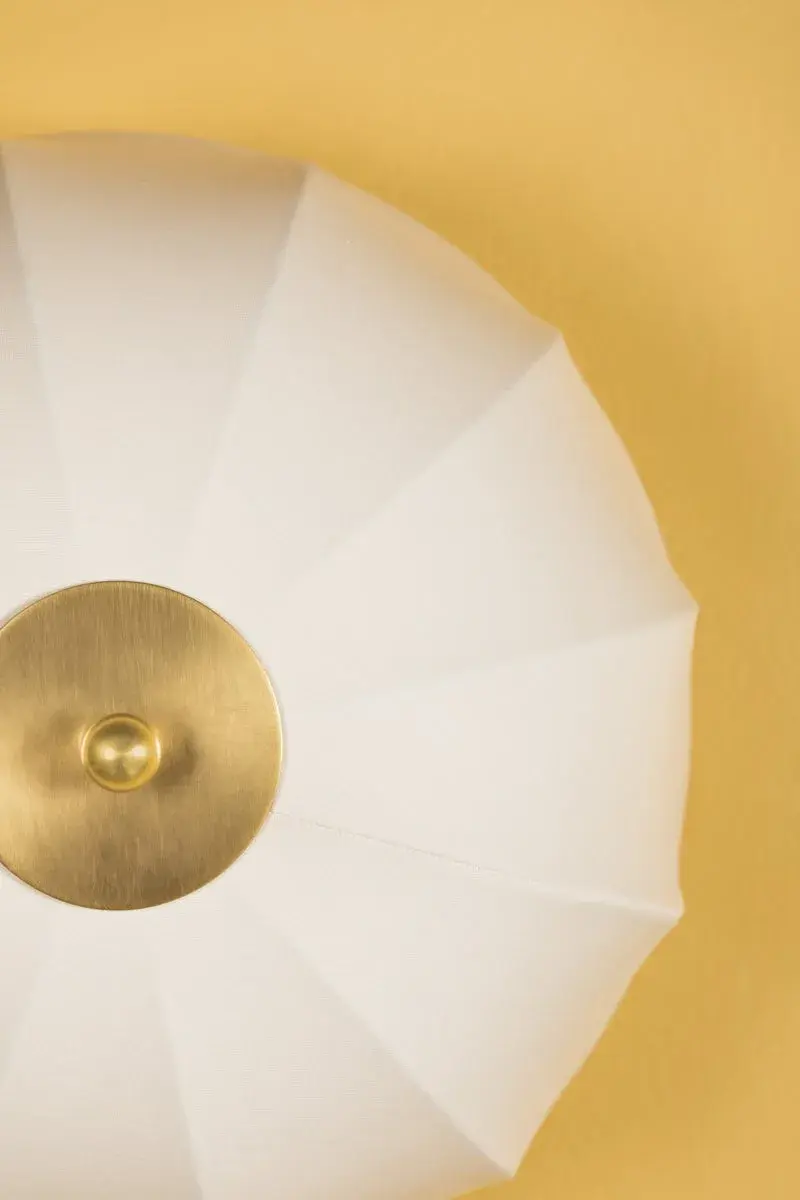 Meshelle Flush Mount in Aged Brass - Image 5