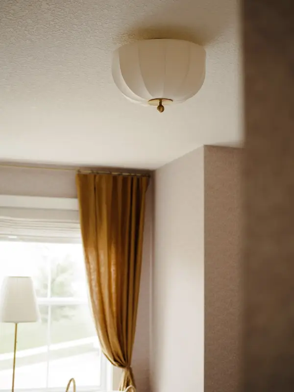 Meshelle Flush Mount in Aged Brass - Image 7