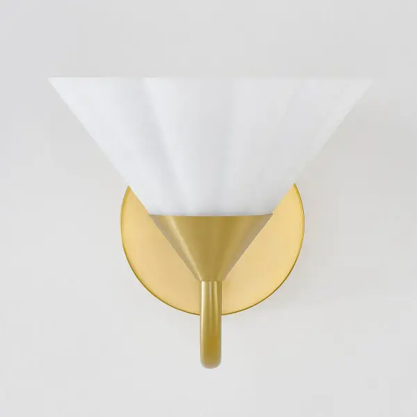 Kelsey Wall Sconce in Aged Brass - Image 2
