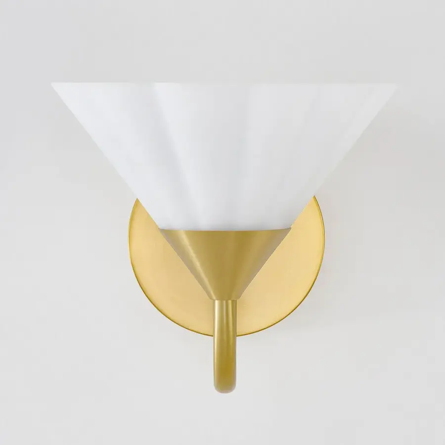 Kelsey Wall Sconce in Aged Brass - Image 2