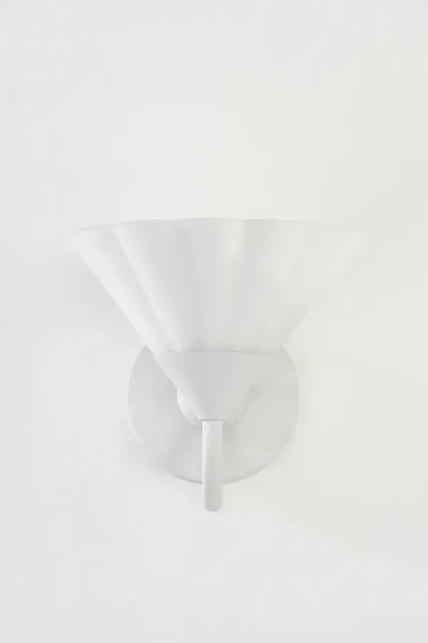 Kelsey Wall Sconce in Textured White - Image 6