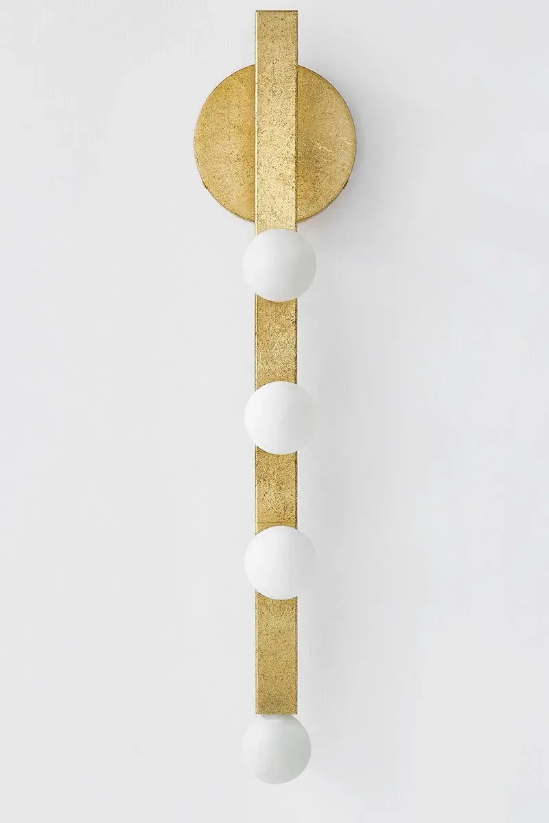 Sutter Wall Sconce in Vintage Gold Leaf - Image 2