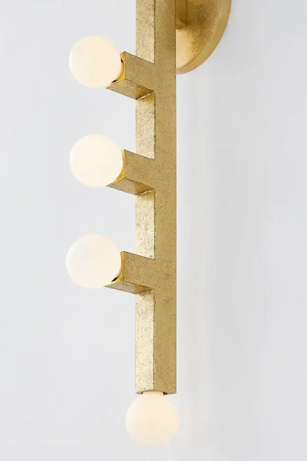 Sutter Wall Sconce in Vintage Gold Leaf - Image 5