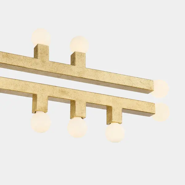 Modern Asymmetry Meets Warm Elegance in Glass and Gold - Image 4