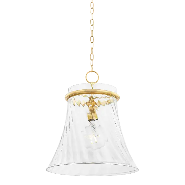 Cantana Pendant in Aged Brass - Image 1