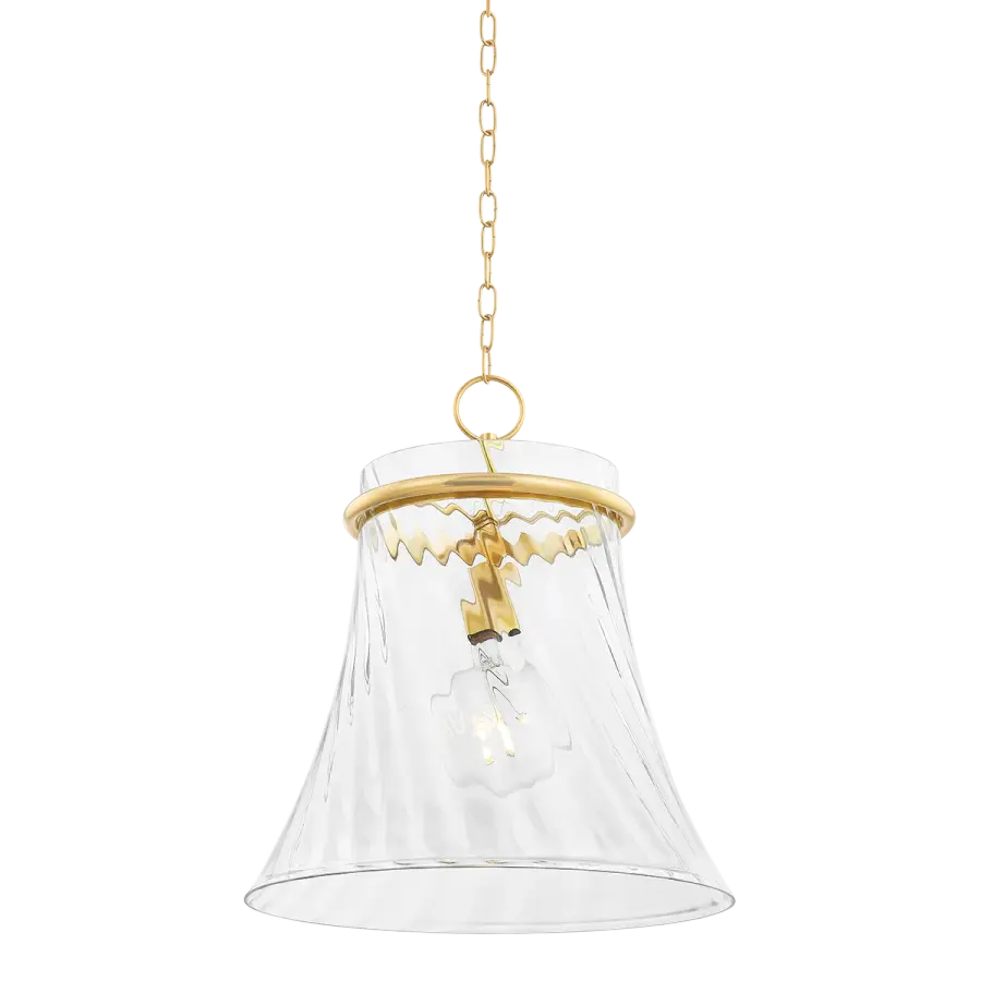 Cantana Pendant in Aged Brass - Image 1