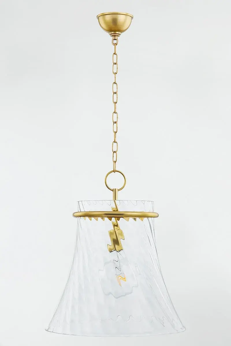 Cantana Pendant in Aged Brass - Image 2