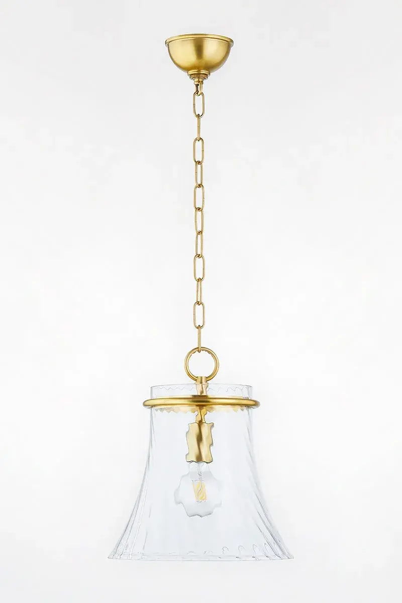 Cantana Pendant in Aged Brass - Image 3