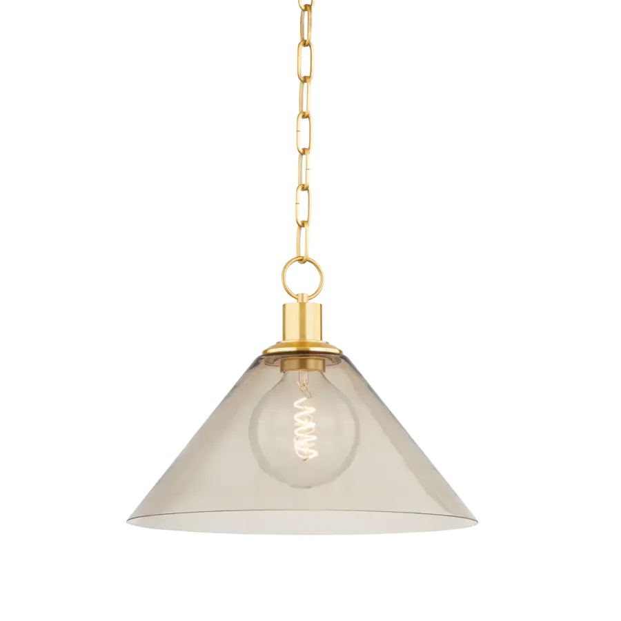 Anniebee Pendant in Aged Brass - Image 1