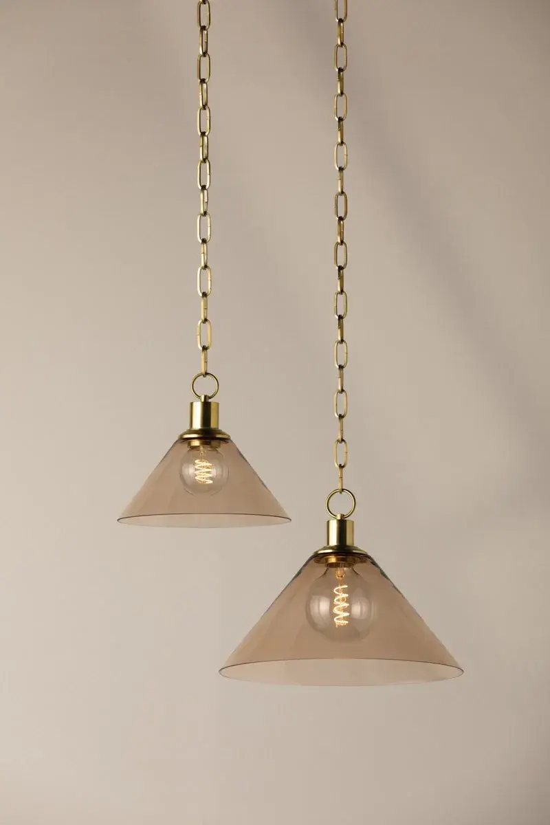 Anniebee Pendant in Aged Brass - Image 2