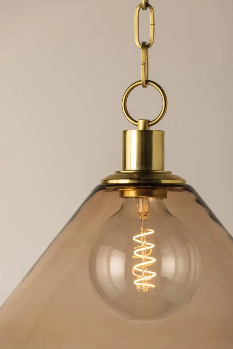 Anniebee Pendant in Aged Brass - Image 3