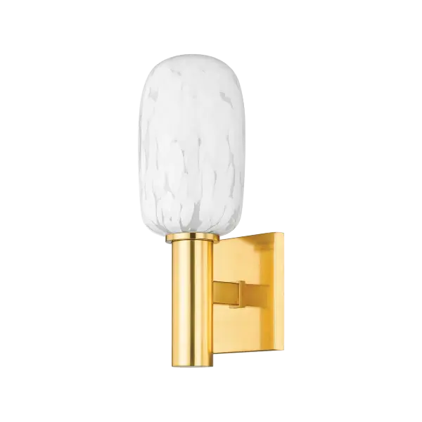 Abina Wall Sconce in Aged Brass - Image 1