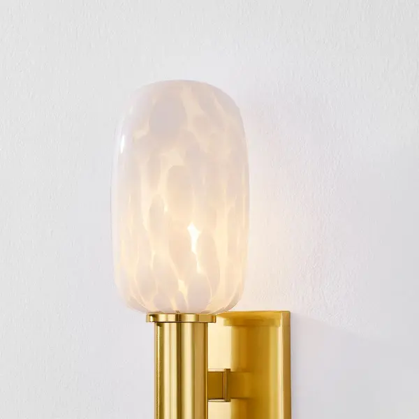 Abina Wall Sconce in Aged Brass - Image 4