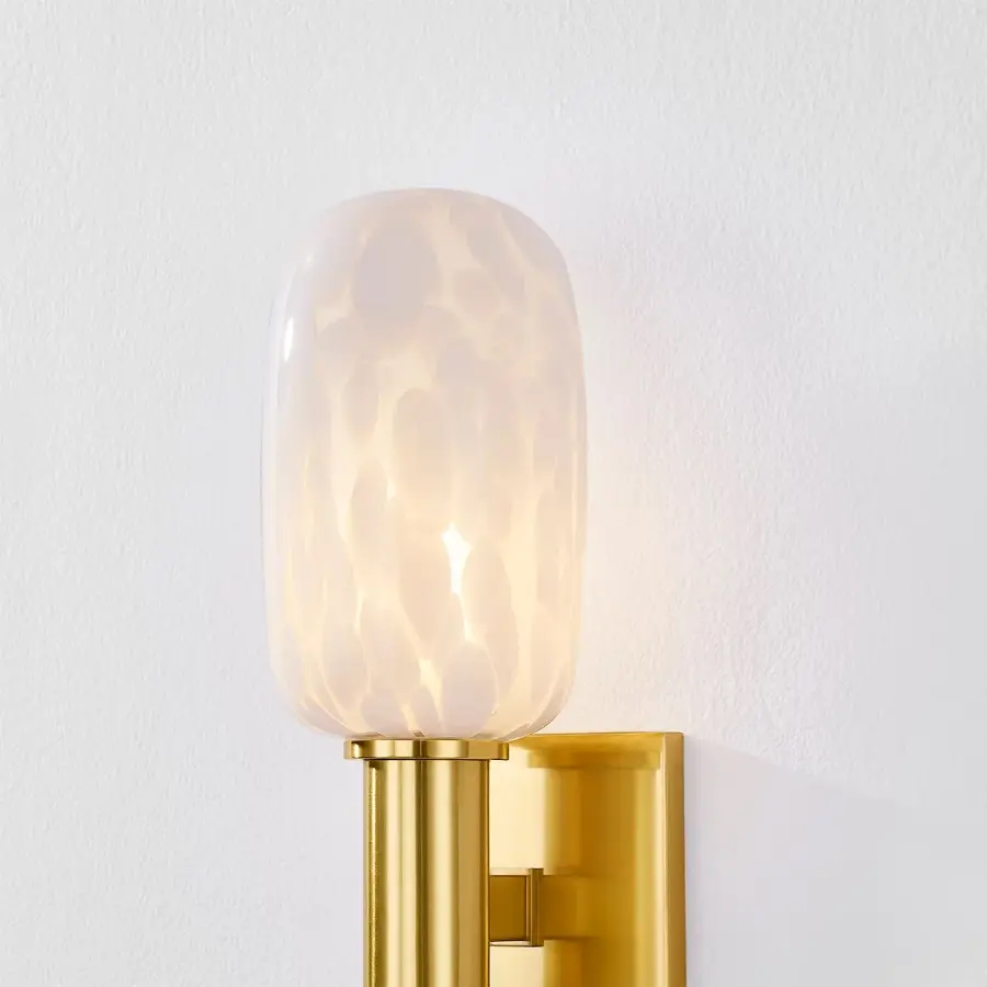 Abina Wall Sconce in Aged Brass - Image 4