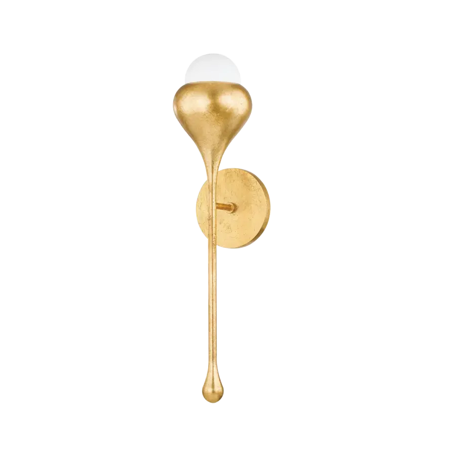 Luciel Wall Sconce in Vintage Gold Leaf - Image 1