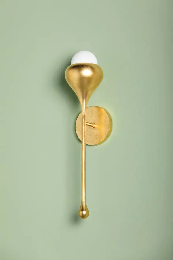 Luciel Wall Sconce in Vintage Gold Leaf - Image 3