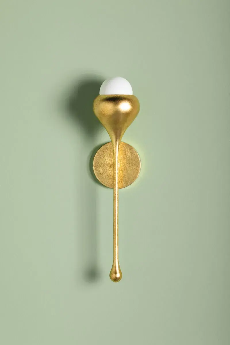 Luciel Wall Sconce in Vintage Gold Leaf - Image 4
