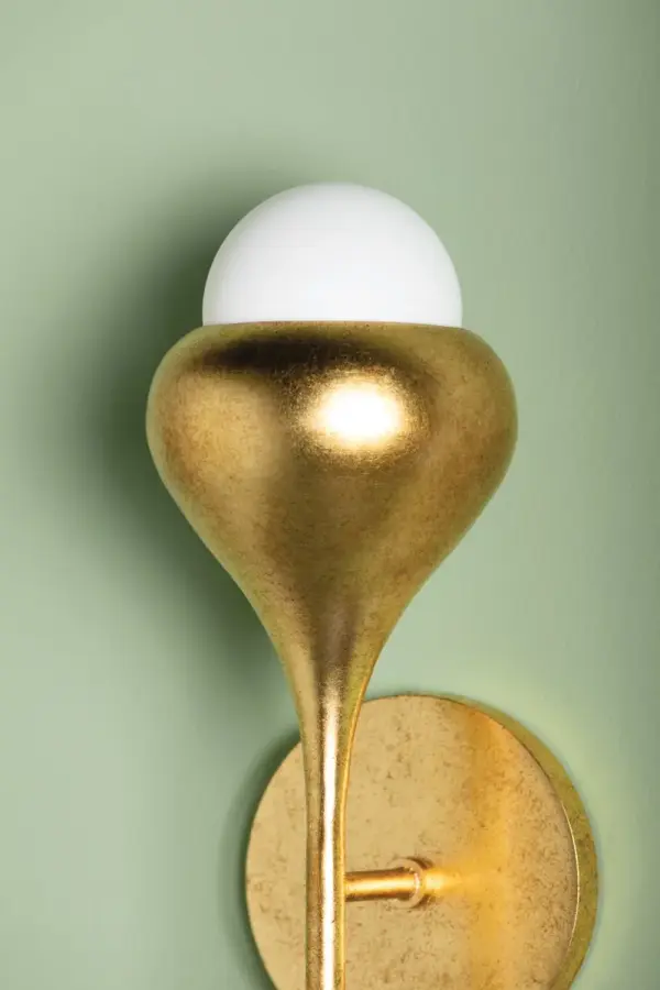 Luciel Wall Sconce in Vintage Gold Leaf - Image 7