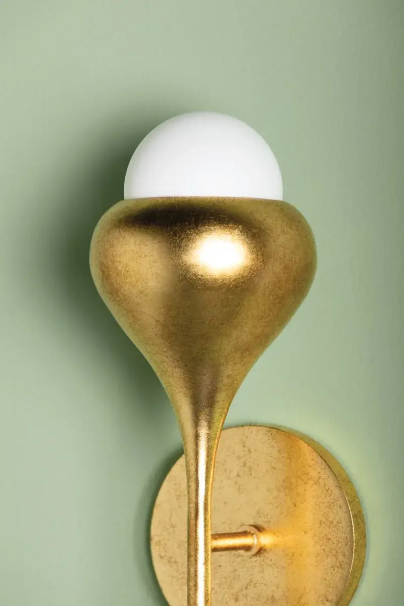 Luciel Wall Sconce in Vintage Gold Leaf - Image 7