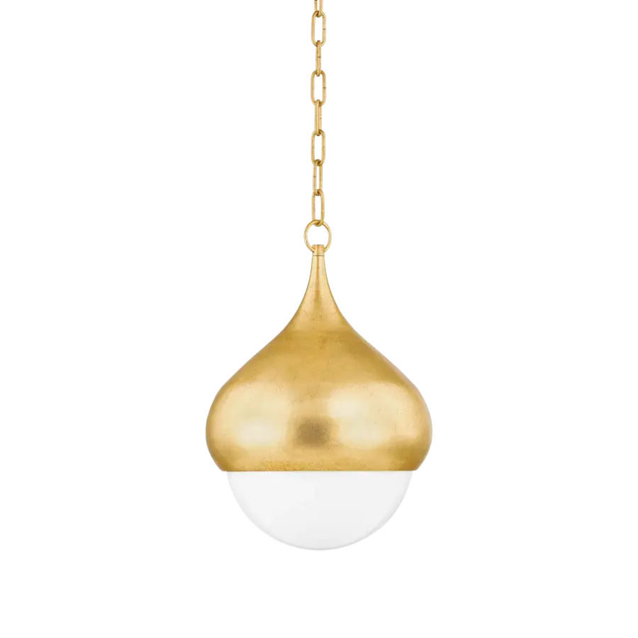 Luciel Pendant in Vintage Gold Leaf - Image 1